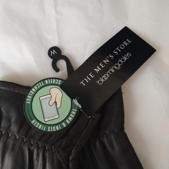 Bloomingdales Men's Leather Gloves - Picture 4 of 10